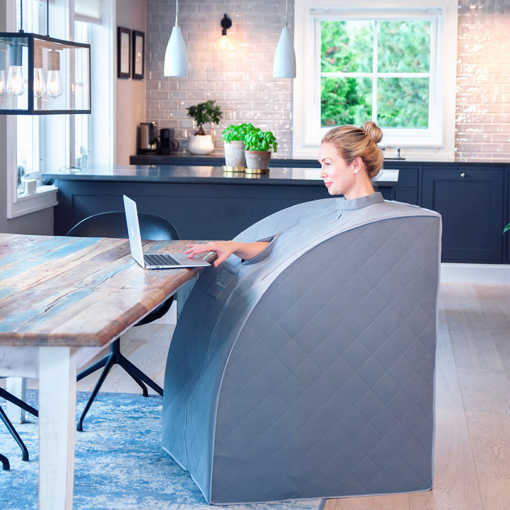 Køb Radiant Health Infrarød Sauna Basic Bamboo Fri fragt Mecindo